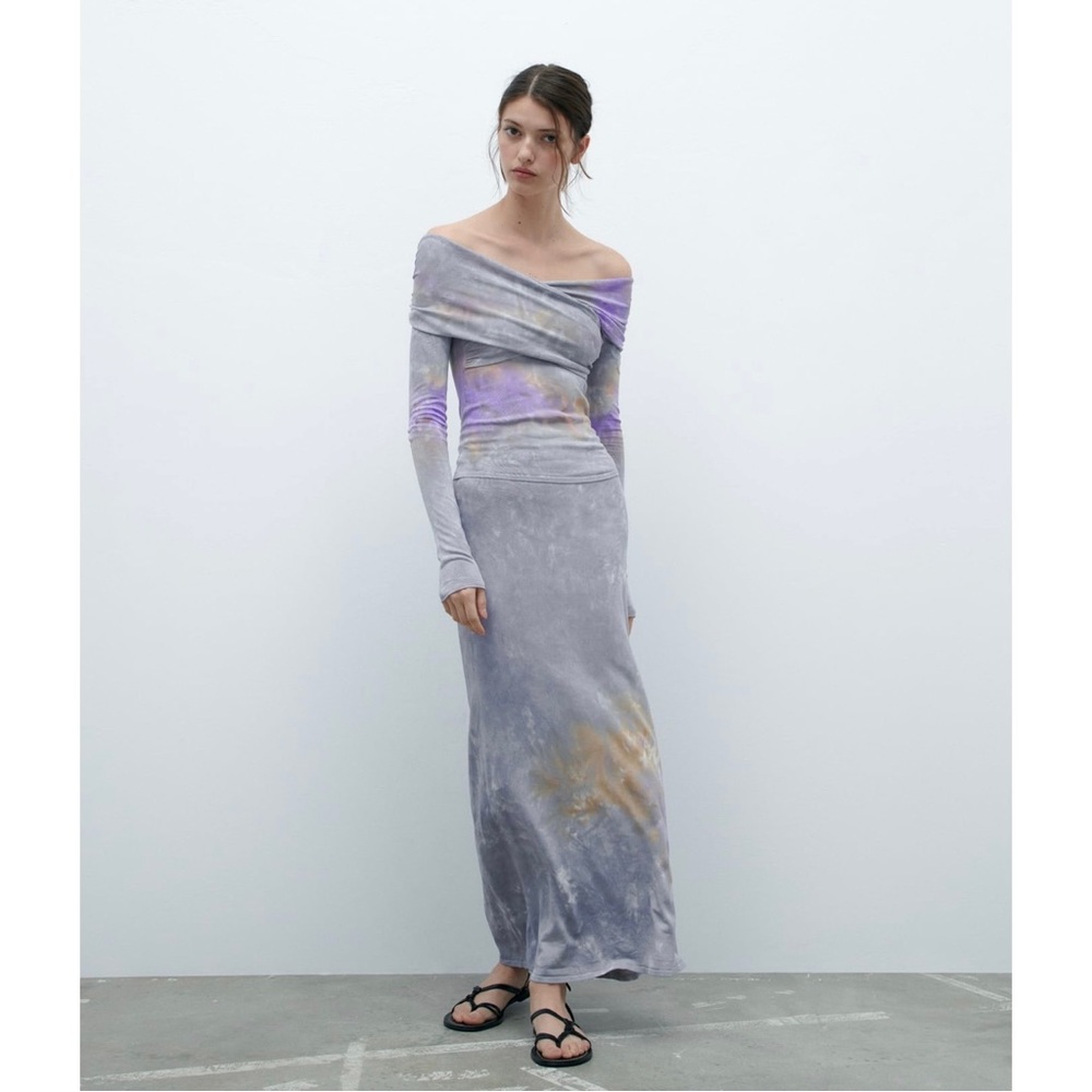 ❌SOLD❌Zara Tie dye Watercolor two piece set